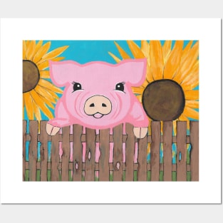 BABY Pig  Art Painting Posters and Art